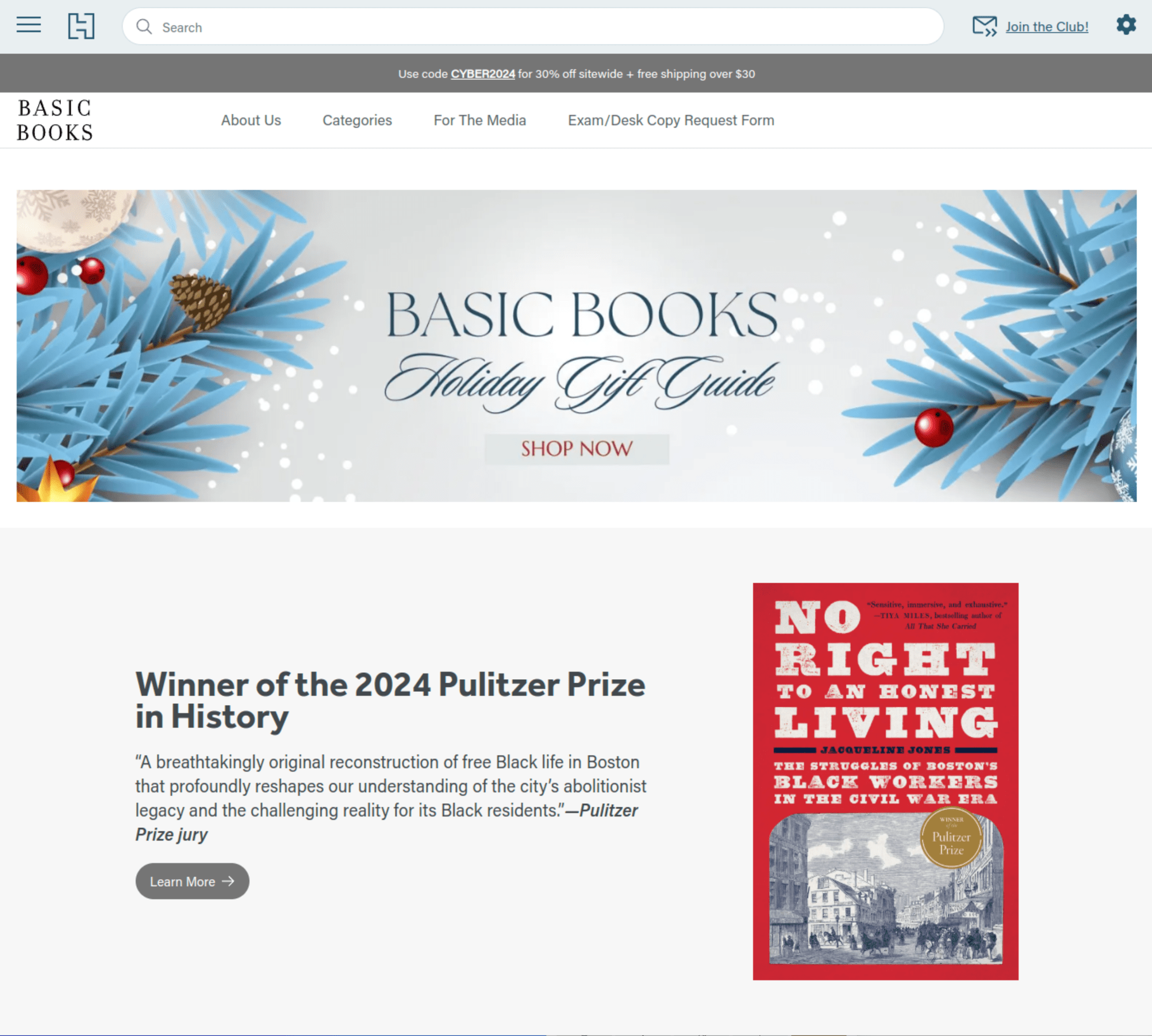 Basic Books website screenshot